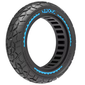 Pneus pleins pour scooter électrique tout-terrain 9,5 pouces (9,5 x 2,50), couleur : bleu SH3703484-20